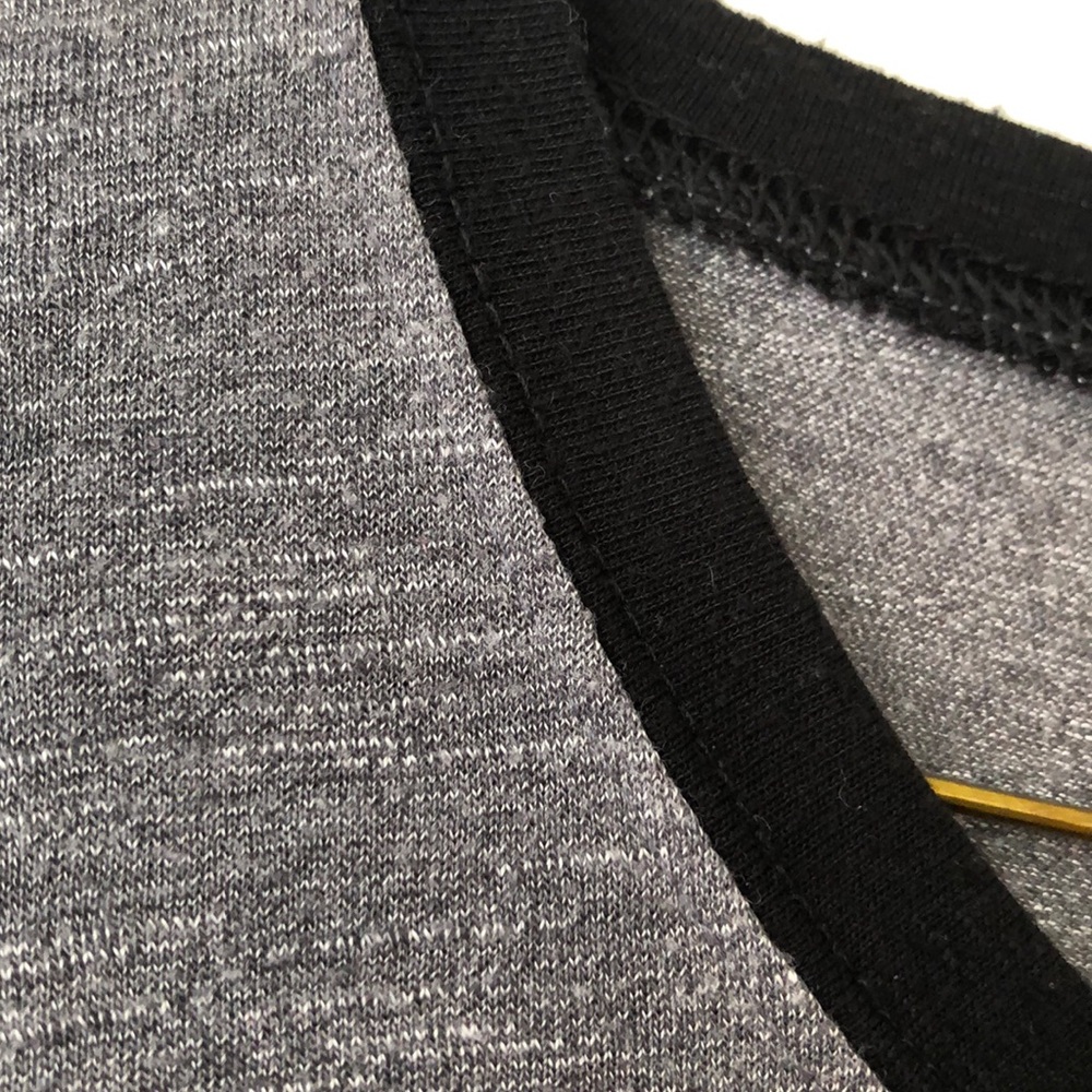 Gray Ringer Tee - Picture 3 of 5
